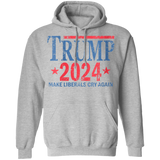 Trump 2024 Make Liberals Cry Again Pullover Hoodie