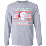 Make Christmas Great Again Trump Long Sleeve T-Shirt