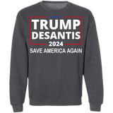 Trump Desantis 2024 Crewneck Pullover Sweatshirt