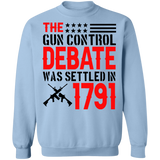 The 1791 Gun Debate Crewneck Pullover Sweatshirt