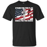 Stand For The Flag, Kneel For The Cross T-Shirt