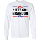 Let's Go Brandon Stars LS Ultra Cotton T-Shirt