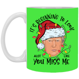 Trump Christmas Miss Me  White Mug