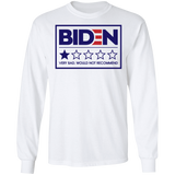 Funny Bad Biden Review LS Ultra Cotton T-Shirt