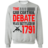 The 1791 Gun Debate Crewneck Pullover Sweatshirt