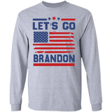 Let's Go Brandon Large Flag  LS Ultra Cotton T-Shirt