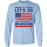 Let's Go Brandon Large Flag  LS Ultra Cotton T-Shirt