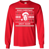 Make Christmas Great Again Trump Long Sleeve T-Shirt