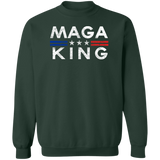 Trump MAGA KING - Crewneck Pullover Sweatshirt