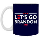 Let's Go Brandon FJB White Mug