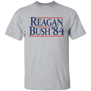 Reagan Bush '84 Presidential Election Retro T-Shirt