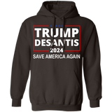 Trump Desantis 2024 Pullover Hoodie