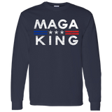 Trump MAGA KING - LS T-Shirt 5.3 oz.