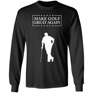 Make Golf Great Again Fun Trump G240 Gildan LS Ultra Cotton Long Sleeve T-Shirt