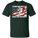 Stand For The Flag, Kneel For The Cross T-Shirt