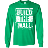 Build The Wall Trump Long Sleeve T-Shirt