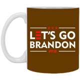 Let's Go Brandon FJB White Mug