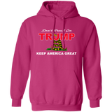 Don't TREAD on TRUMP Pullover Hoodie 8 oz.