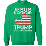 Jesus & Trump Pullover Sweatshirt