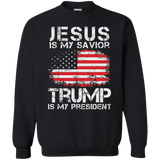 Jesus & Trump Pullover Sweatshirt