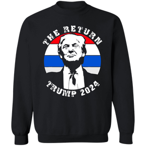 Trump 2024 'The Return'  Crewneck Pullover Sweatshirt