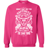 Money and Happiness Pro-Gun Rights Sweatshirt