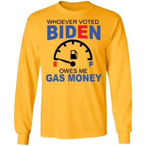 Funny Biden Gas Prices LS Ultra Cotton T-Shirt