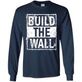 Build The Wall Trump Long Sleeve T-Shirt