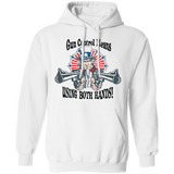 Gun Control Means Both Hands Pullover Hoodie