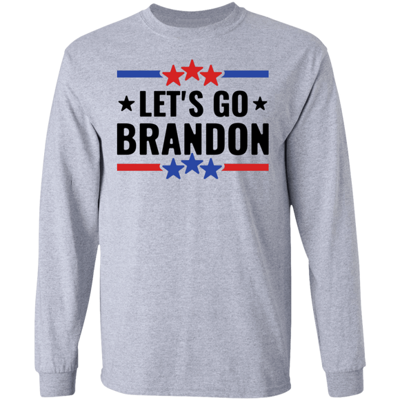 Let's Go Brandon Stars LS Ultra Cotton T-Shirt