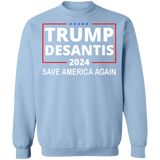 Trump Desantis 2024 Crewneck Pullover Sweatshirt