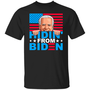 Funny Hidin' from Biden T-Shirt