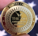 [LIMITED] The Second Amendment "Legacy" Collectable 24K Gold Plated Coin