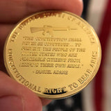 PRO GUN FULL COLOR GOLD & SILVER COLLECTABLE COIN SET