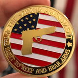 PRO GUN FULL COLOR GOLD & SILVER COLLECTABLE COIN SET