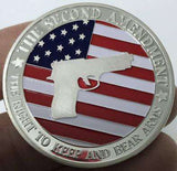 Pro-Gun Rights Full Color Collectible Coin - SILVER Plated