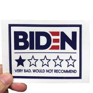 Biden Bad Review Sticker