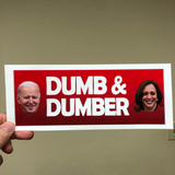 Dumb & Dumber - Joe & Kamala Sticker - Text Club Exclusive