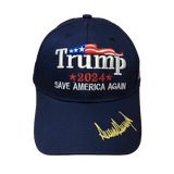 Trump 2024 Save America Again Signature Hat - SMS Exclusive