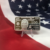 Ronald Reagan $100 Silver Bar - Subscriber Exclusive