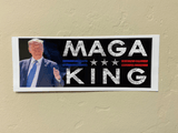 MAGA King Bumper Sticker - Text Subscriber Exclusive