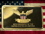 Trump USA Flag Gold Bar - Subscriber Exclusive