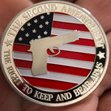 PRO GUN FULL COLOR GOLD & SILVER COLLECTABLE COIN SET