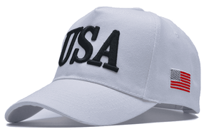 White USA Hat - Subscriber Exclusive