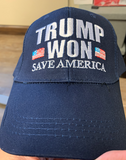 Trump Won SAVE America Hat - Subscriber Exclusive