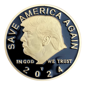 Trump 2024 "Save America Again" Gold Coin - Text Subscriber Exclusive