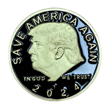 Trump 2024 "Save America Again" Gold Coin - Exclusive