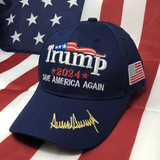 Trump 2024 Save America Again Signature Hat - Subscriber Exclusive