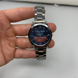 "Keep America Great" Trump Watch - Navy Face