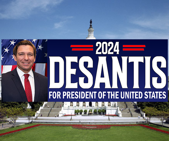 DeSantis for President 2024 Campaign Sticker - Subscriber Exclusive